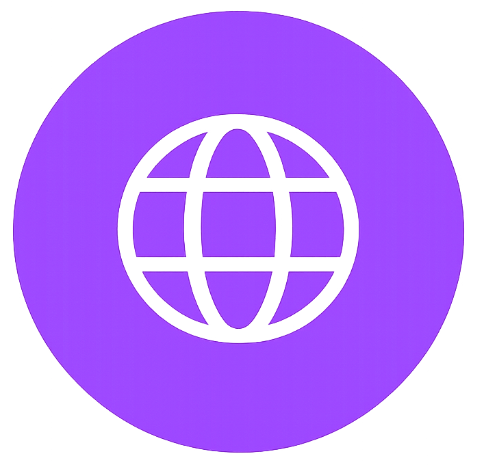Icono cobertura global de eSIM con Happysim